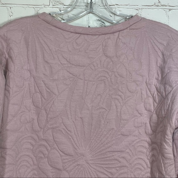 7 for All Mankind Girls XL Quilted Sweater Dress, Pinkish Violet Ice NWT - Picture 12 of 14